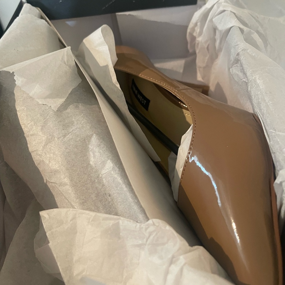 Nine west patsy clay patent stiletto heels pumps new in box 7m - Picture 5 of 6